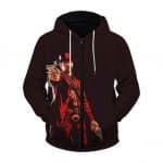 Red Dead Redemption 2 Arthur Morgan Black Zip Up Hoodie