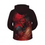 Demonic Aura Akuma Super Street Fighter IV Zip Up Hoodie