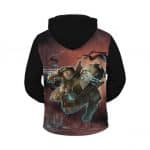 Dead Space 2 Awesome Isaac Clarke Art Zip Up Hoodie