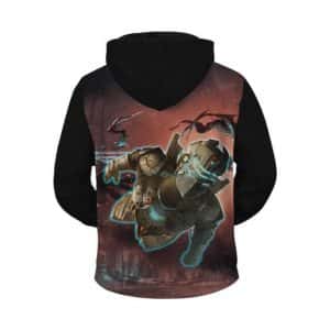 Dead Space 2 Awesome Isaac Clarke Art Zip Up Hoodie
