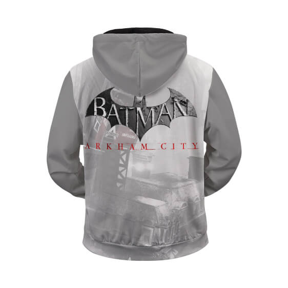 Batman Arkham City Cover Artwork Cool Zip Up Hoodie Jacket
