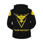 Pokemon Go Team Instinct Stunning Logo Zip Up Hoodie
