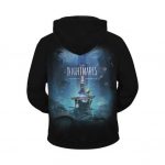 Little Nightmares 2 Logo Mono And 6 Dope Zip Up Hoodie
