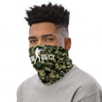 CSGO Logo Woodland Camouflage Pattern Dope Neck Gaiter