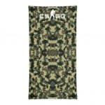 CSGO Logo Woodland Camouflage Pattern Dope Neck Gaiter