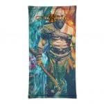 Stunning Kratos And Atreus Portrait God Of War Neck Gaiter
