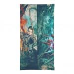Stunning Kratos And Atreus Portrait God Of War Neck Gaiter