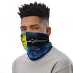 Cyberpunk 2077 Vibrant Neon City Lights Neck Warmer