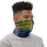 Cyberpunk 2077 Vibrant Neon City Lights Neck Warmer