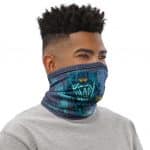 Halo Blue Spartan Soldier Ready For Battle Cool Tube Mask