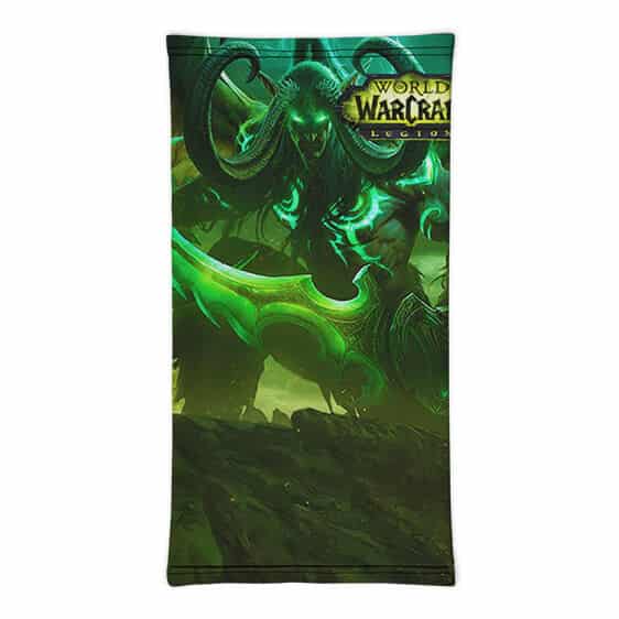 Warcraft The Vengeful Illidan Stormrage Green Aura Tube Mask