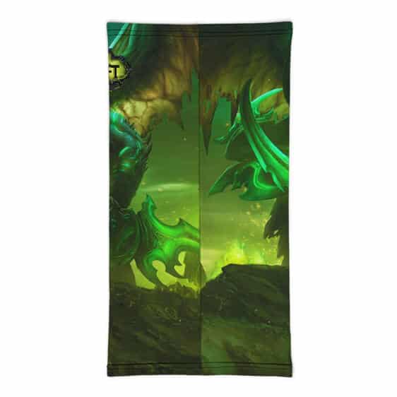 Warcraft The Vengeful Illidan Stormrage Green Aura Tube Mask