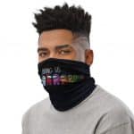 Adorable Among Us Crewmates Roster Black Neck Gaiter