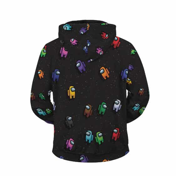 Among Us Cute Crewmates Ejected In Space Zip Up Hoodie