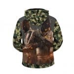 Counter Strike Global Offensive Green Camo Zip Up Hoodie