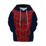 Classic Spiderman Tobey Maguire Cosplay Suit Kids Hoodie