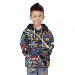 Cute Marvel Comics Heroes Cartoon Art Children Hoodie