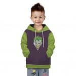 DC The Joker Why So Serious Art Logo Badass Kids Hoodie