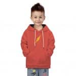 Flash The Fastest Man Alive Logo Awesome Kids Hoodie