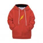 Flash The Fastest Man Alive Logo Awesome Kids Hoodie