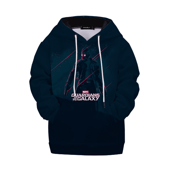Guardian of the Galaxy Star-Lord Silhouette Dope Kids Hoodie