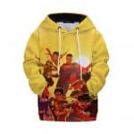 Justice League Superheroes Assemble Awesome Kids Hoodie