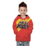 Marvel Comics Superheroes Assemble Art Red Kids Hoodie