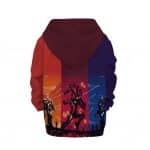 Marvel Hero Iron Man Different Battles Arc Children Hoodie