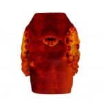Marvel Iconic Logo Fiery Red Flame Art Dope Kids Hoodie