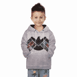 Original Marvel Avengers Logo Artwork Stylish Kids Hoodie