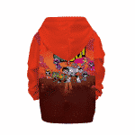 Teen Titans Go Cartoon Network Orange Children Hoodie
