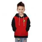 Teen Titans Go! Robin Logo Classic Colors Theme Kids Hoodie