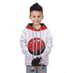Marvel Wolverine Red Moon Artwork Badass Kids Hoodie Jacket