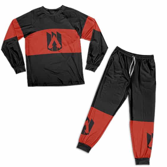 Apex Legends Battle Royale Logo Red Black Nightwear Set