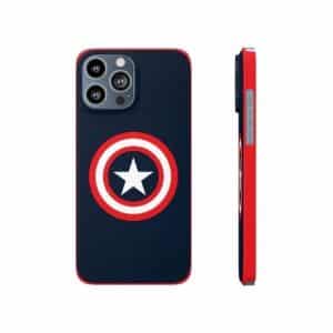 Awesome Captain America Iconic Shield Logo iPhone 13 Cover