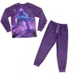 Canny Valley Storm King Monster Purple Nightwear Set