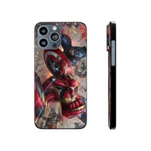 Civil War Captain America vs Iron Man Badass iPhone 13 Case