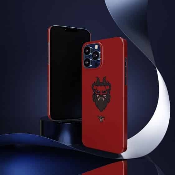 Dota 2 Karroch The Beastmaster Head Logo Red iPhone 13 Case