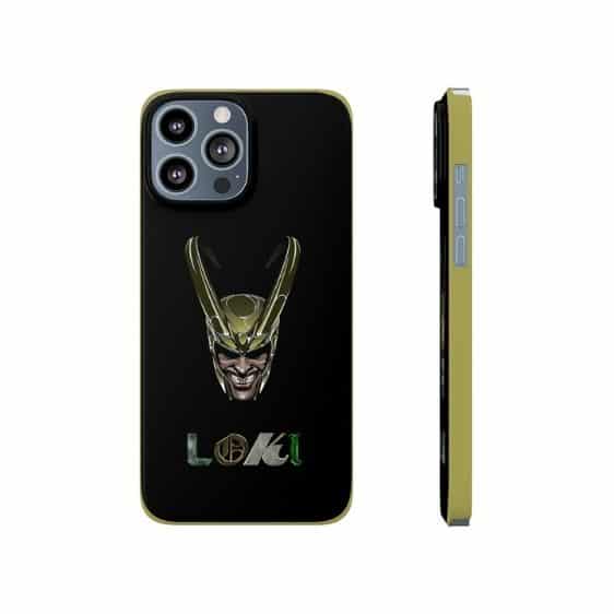 God of Mischief Loki Creepy Smirk Head Logo iPhone 13 Case