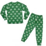 Justice League Green Lantern Ring Logo Awesome Pajamas Set
