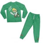 Legend of Zelda Link Cartoon Art I'm Not Zelda Pajamas Set
