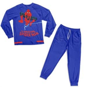 Marvel Comics The Amazing Spider-Man Blue Pajamas Set