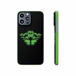 Marvel Comics The Incredible Hulk Art Black iPhone 13 Case