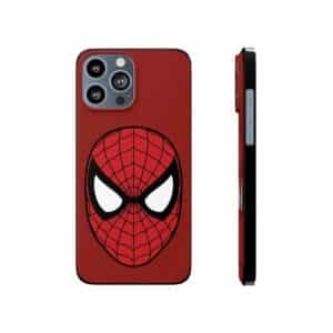 Marvel Hero Spiderman Head Icon Art Red iPhone 13 Case