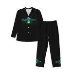Minimalist StarCraft Game Logo Black Nightwear Set