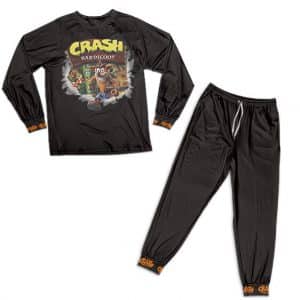 Mutant Eastern Barred Crash Bandicoot Nightwear Set