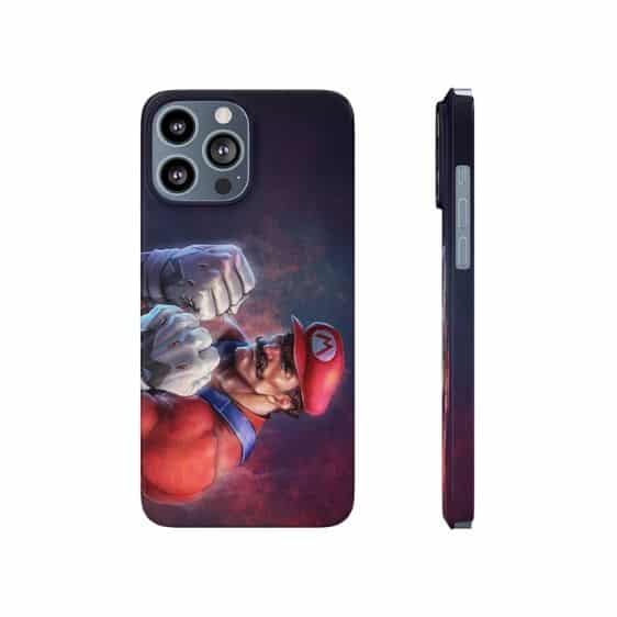 Realistic Funny Super Mario Ripped Body Art iPhone 13 Case