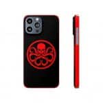 Red Skull Octopus Hydra Logo Badass iPhone 13 Fitted Case