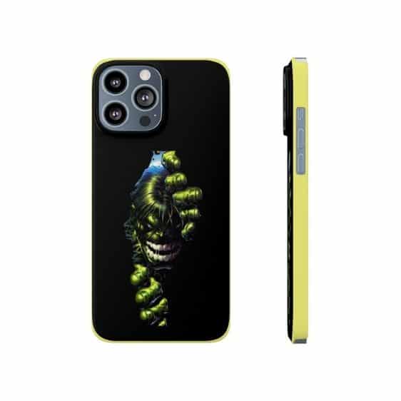 Scary Hulk Tearing A Wall 3D Design Badass iPhone 13 Cover