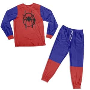Spider-Man Miles Morales Spray Paint Spider Logo Pajamas Set